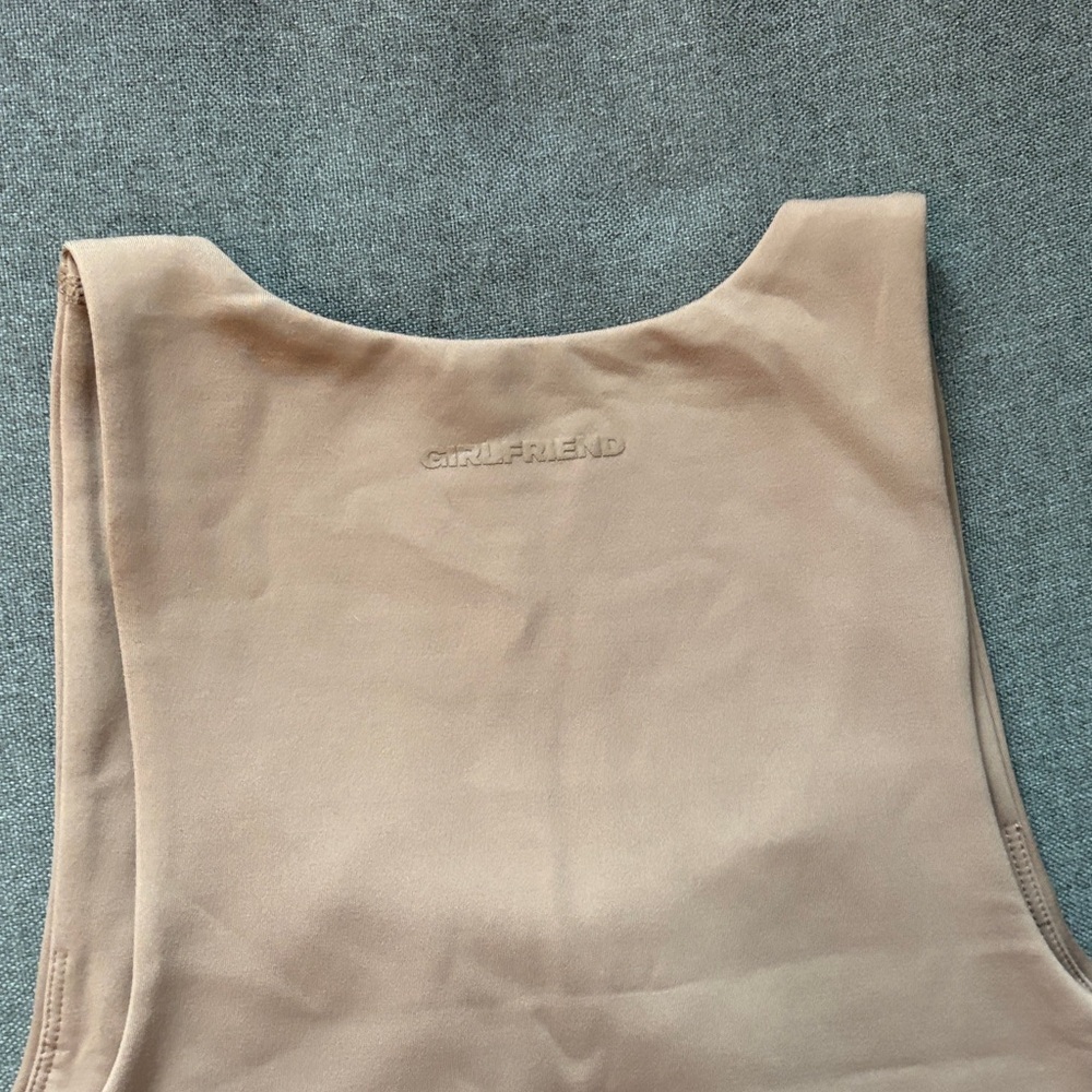 Girlfriend Collective Taupe Top - Picture 5 of 6